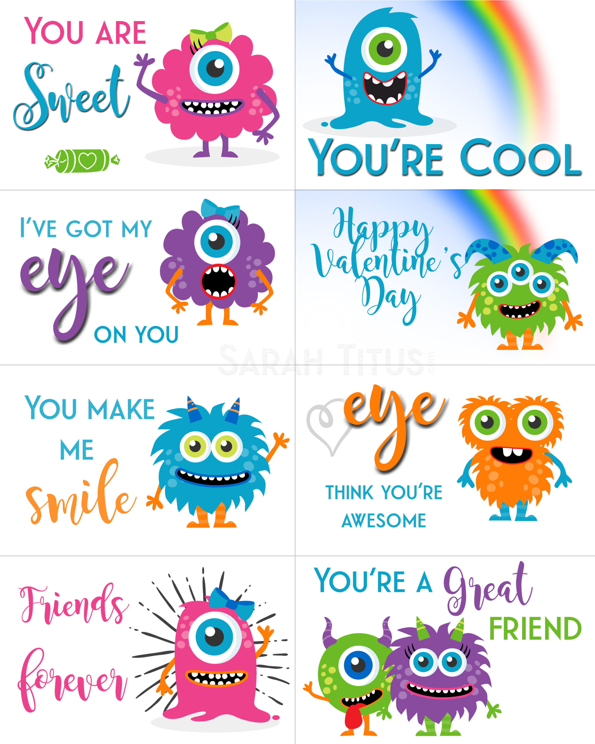 Free Printable Valentine Cards Sarah Titus