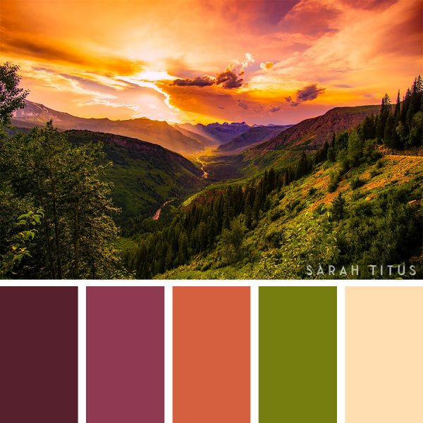 25 Best Travel Destinations Color Palettes - Sarah Titus