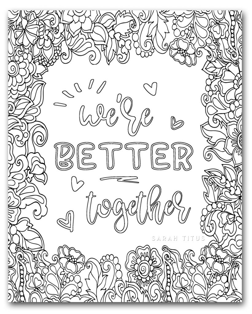 Love is in the air with these printable Unique Love Coloring Pages! #uniquelovecoloringpages #lovecoloringpages #printablecoloringpages #freeprintables