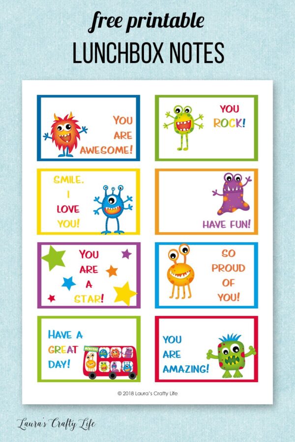 More Minions Lunch Box Notes {Free Printable} - Making Memories With Your  Kids