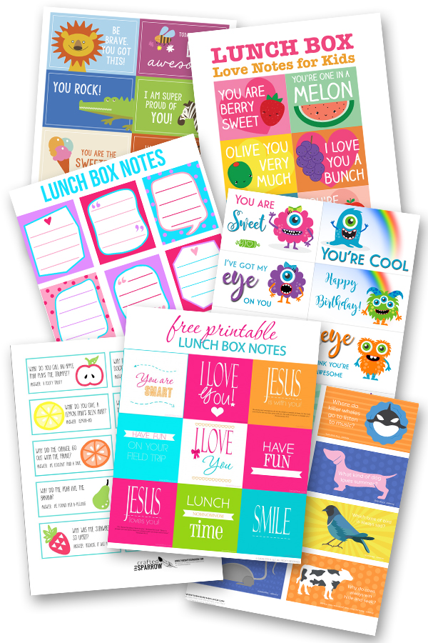 16 Free & Cute Printable Lunchbox Notes for Tweens & Teens - iMOM