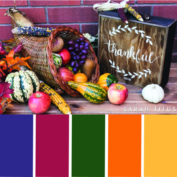 25 Thanksgiving Color Palettes - Sarah Titus