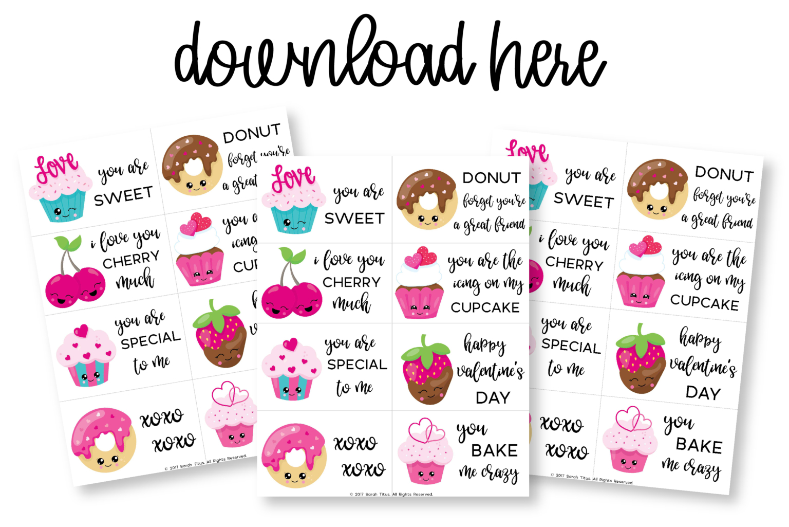 100+ Free Printable Valentine Cards for Kids - Sarah Titus