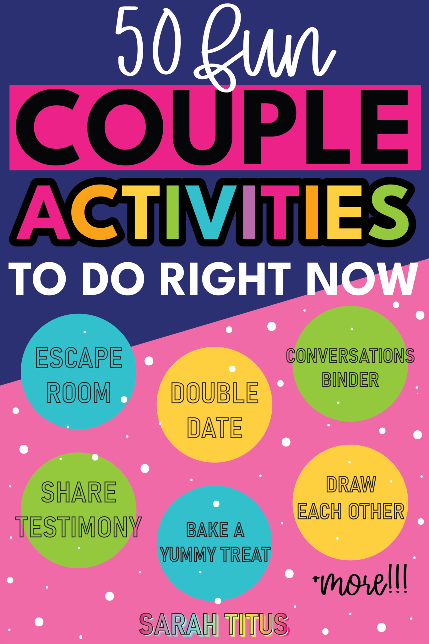 50 Couples Activities To Do Right Now Sarah Titus 