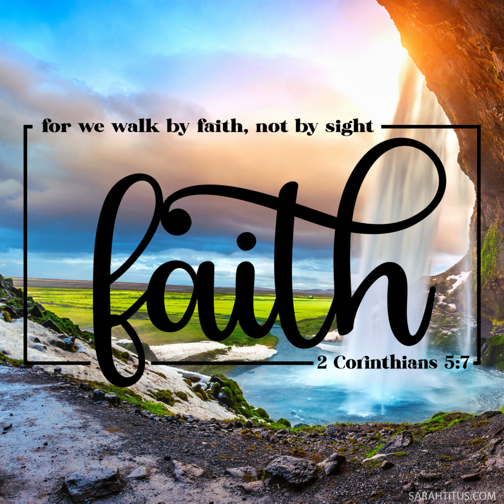 Faith Scripture Wallpaper 2 Corinthians 5:7 | LaptrinhX / News