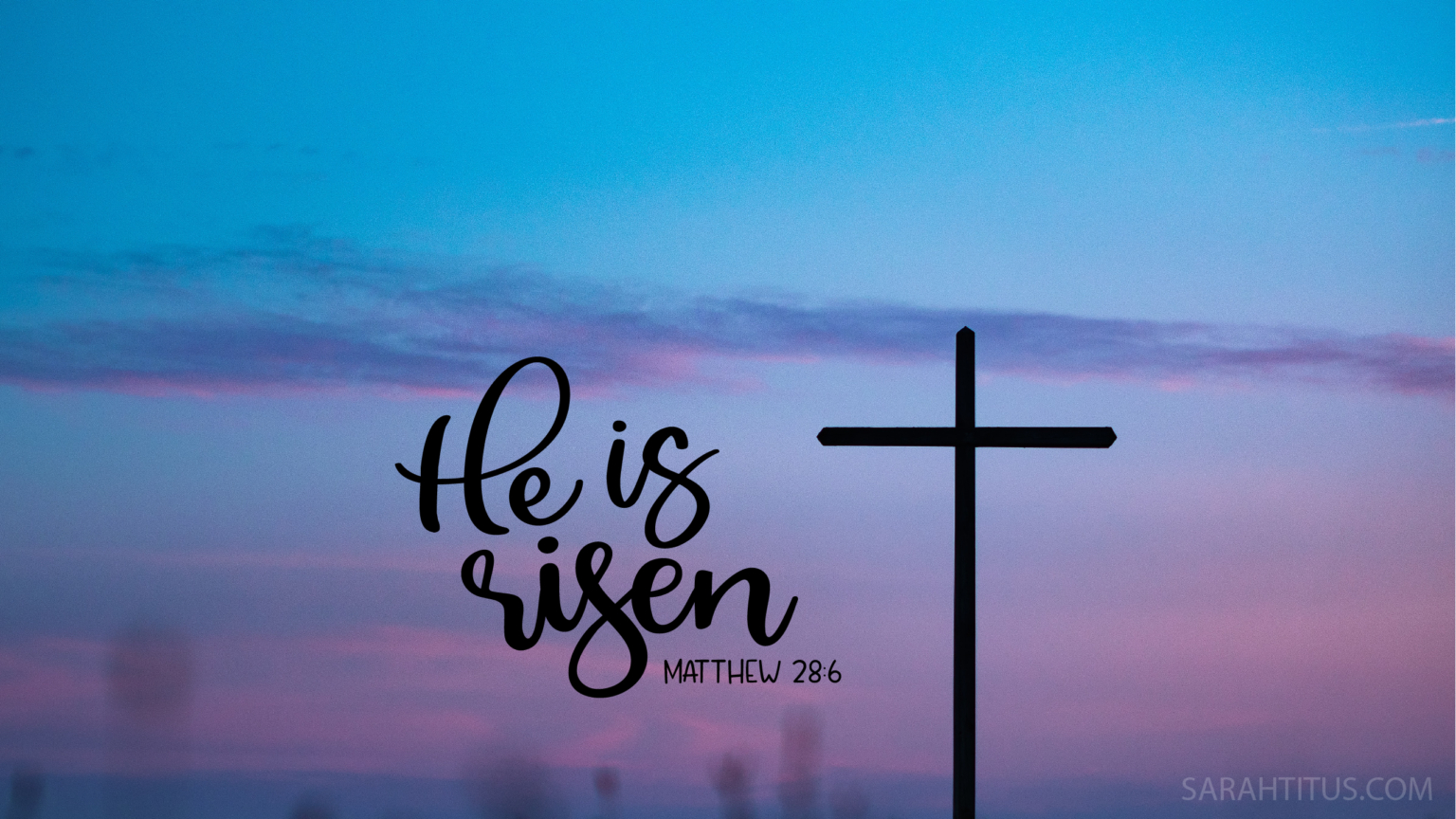 He is Risen Wallpaper - Sarah Titus