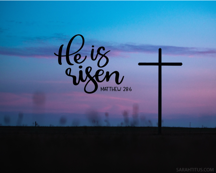 He is Risen Wallpaper - Sarah Titus