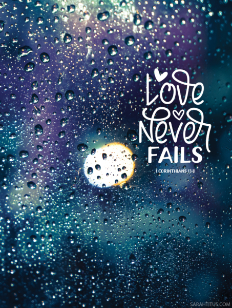Love Never Fails Wallpaper Laptrinhx News