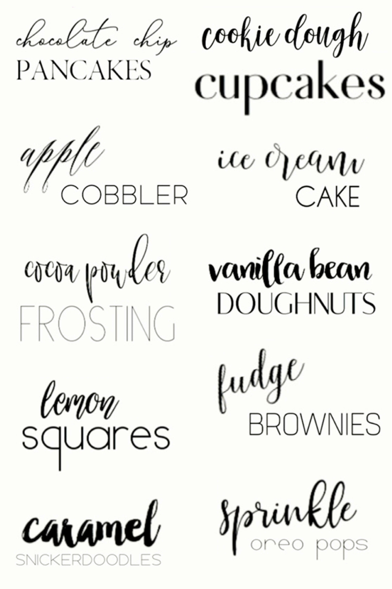 12 Best Calligraphy Font Pairings - Sarah Titus