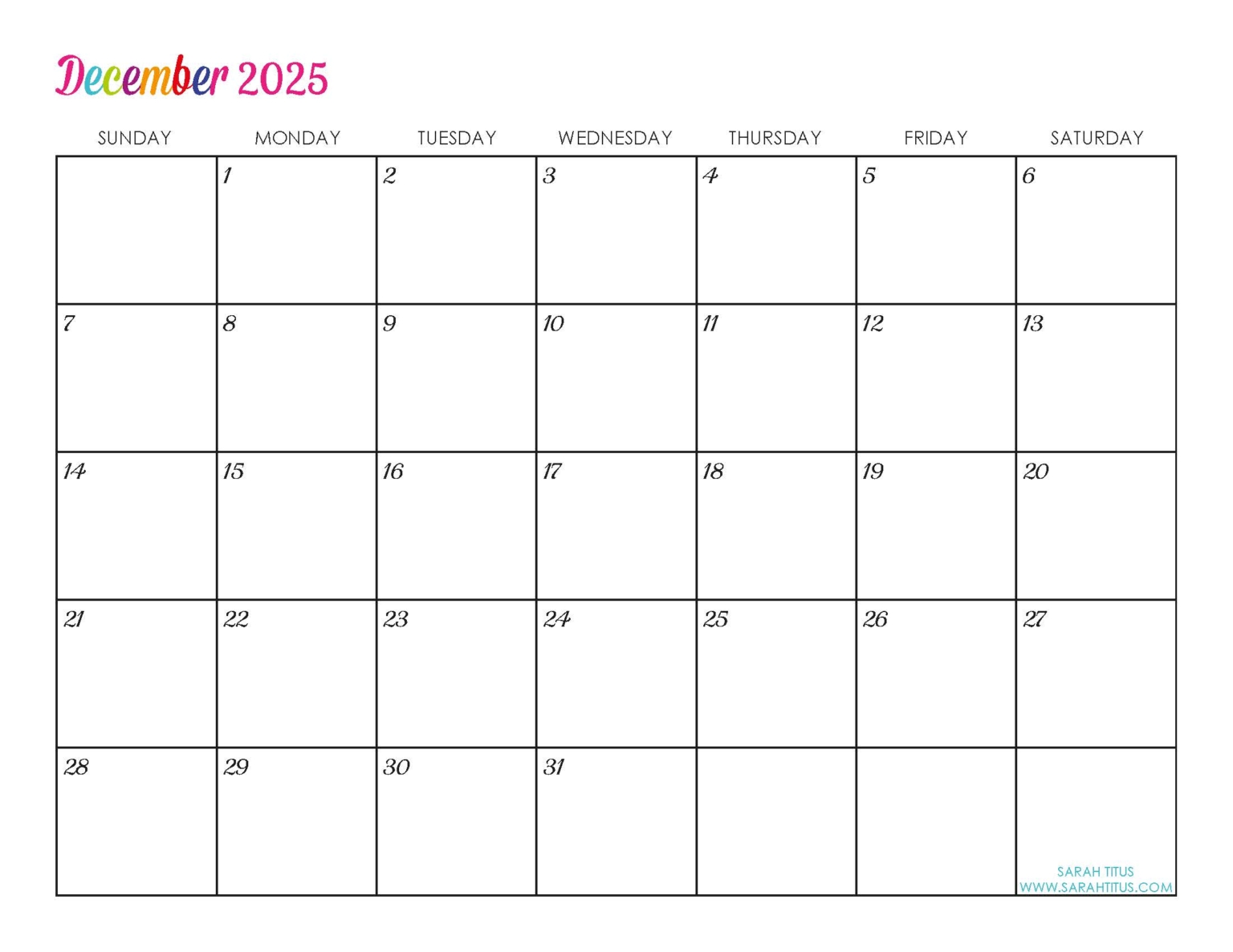 Custom Editable 2025 Free Printable Calendars LaptrinhX / News