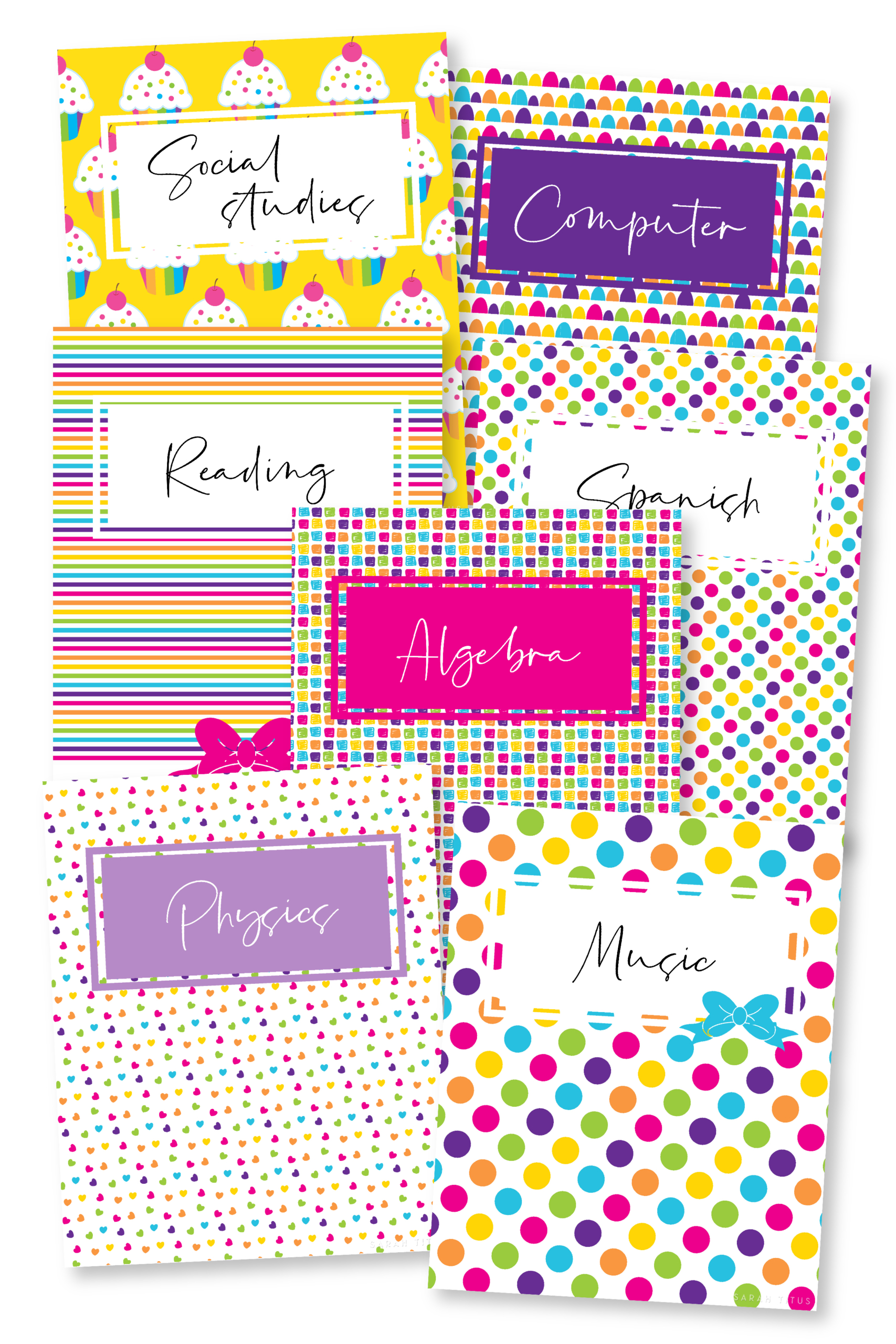 cute binder covers templates