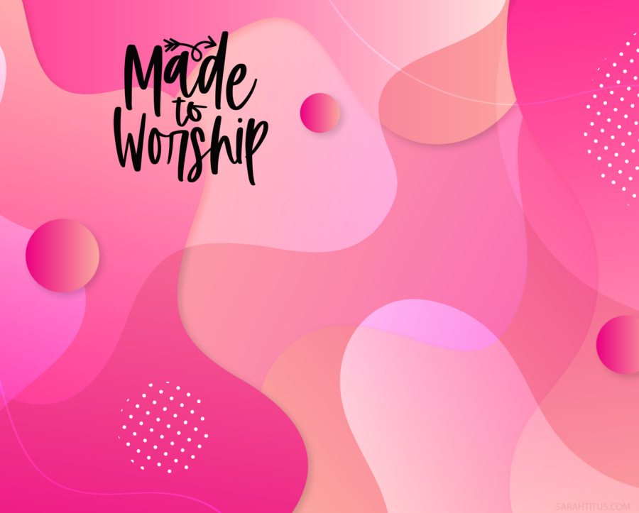 Made to Worship Geometric Pattern Wallpaper-Laptop