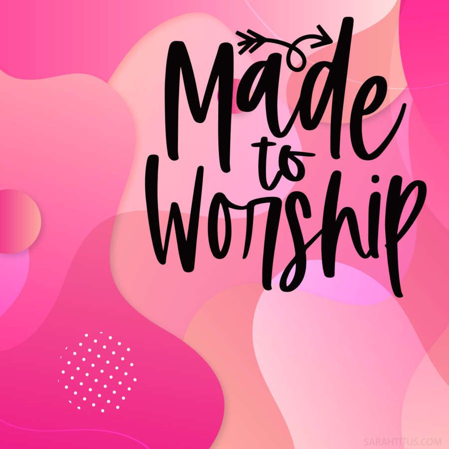 Made to Worship Geometric Pattern Wallpaper-Instagram