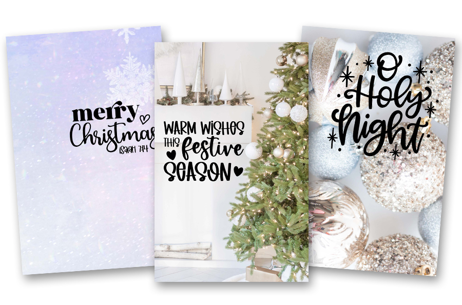 Church Bulletins - Christmas Theme Designs