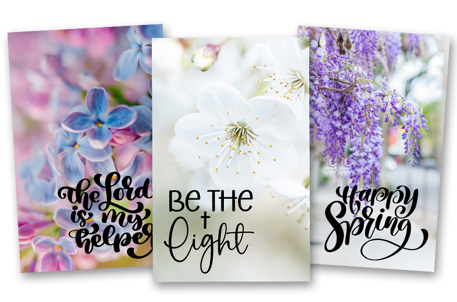 Church Bulletins - Flower Designs