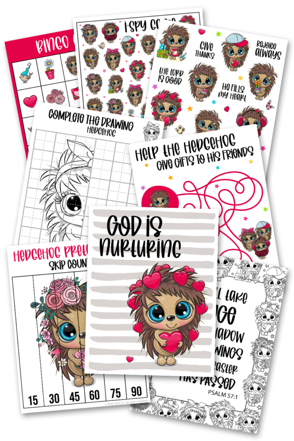 God is Nurturing Kids Activities Pack